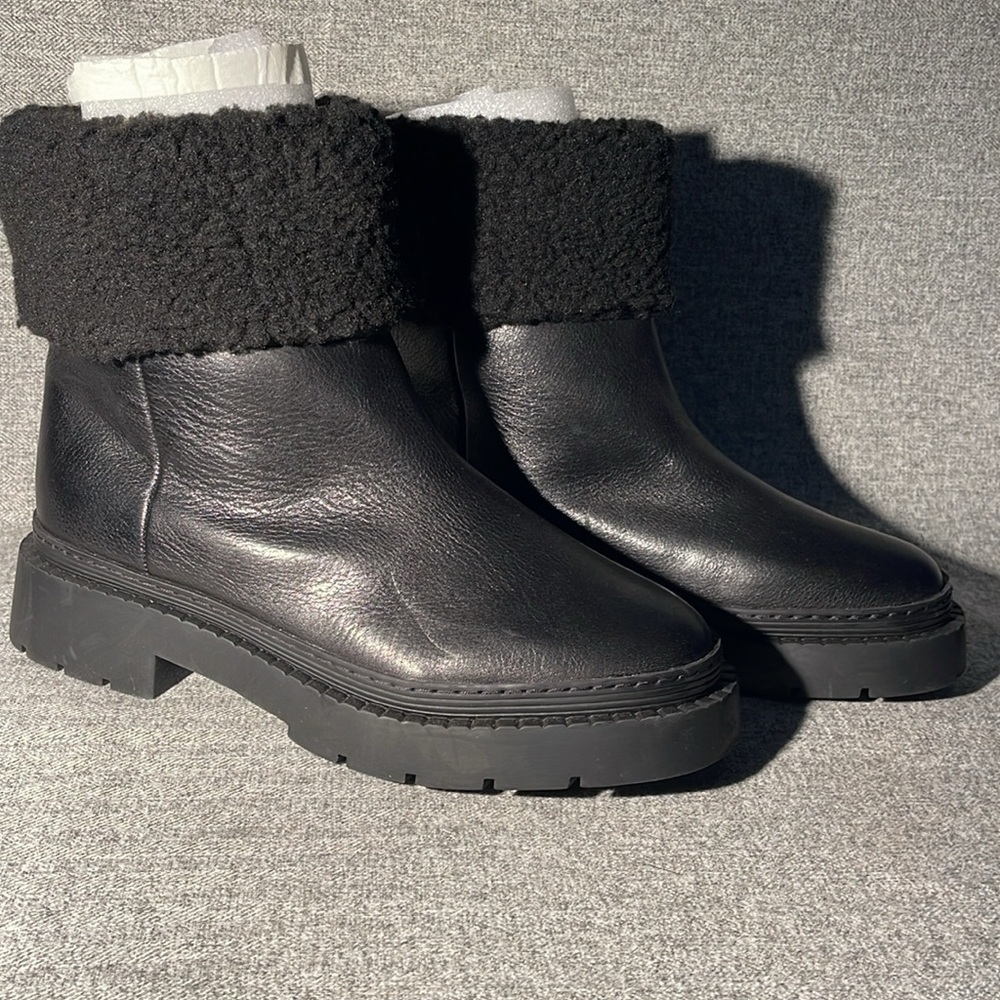 Marc Fisher Vina Leather Boots. NEW - Picture 2 of 7